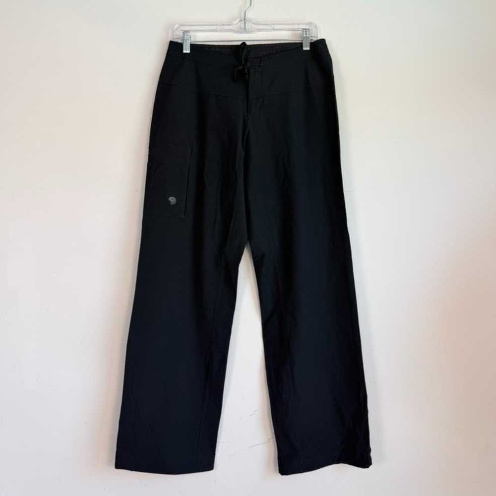 Mountain Hardwear Womens Pants Sz 6  Black Hiking Straight Leg Trail Outdoor
